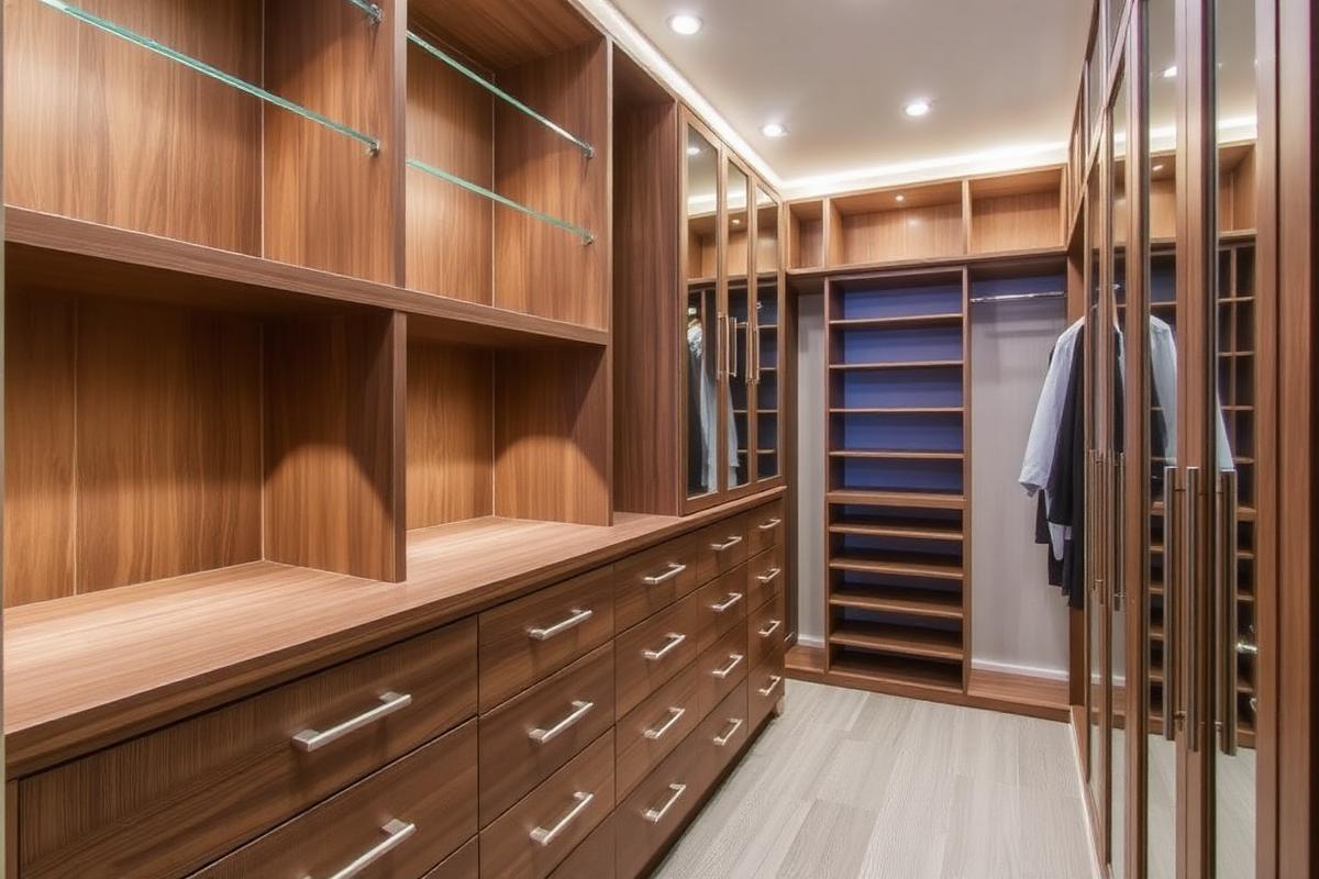 Ridgeview Primary Closet finished millwork